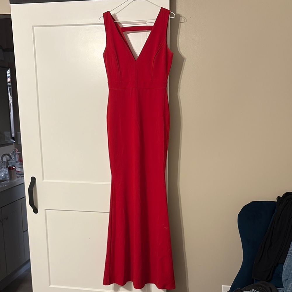 Elegant Red Prom Dress
